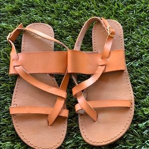 Gap flat tan sandals
